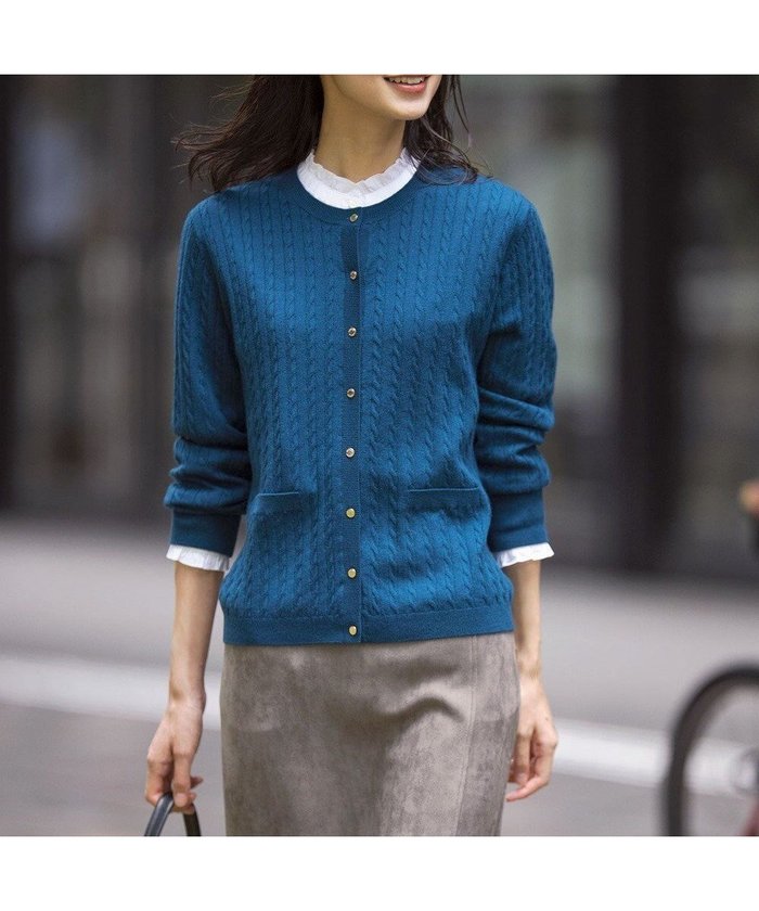 【ジェイ プレス/J.PRESS】の【洗える】KNIT BASIC クルーネック カーディガン インテリア・キッズ・メンズ・レディースファッション・服の通販 founy(ファニー) https://founy.com/ ファッション Fashion レディースファッション WOMEN トップス・カットソー Tops/Tshirt ニット Knit Tops カーディガン Cardigans A/W・秋冬 Aw・Autumn/Winter・Fw・Fall-Winter おすすめ Recommend カーディガン Cardigan クラシック Classic ハイネック High Neck 人気 Popularity 定番 Standard 洗える Washable |ID: prp329100003578545 ipo3291000000028382489