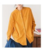 【クラフトスタンダードブティック/CRAFT STANDARD BOUTIQUE】のバンドカラーシャツ Orange|ID: prp329100003580789 ipo3291000000027747377