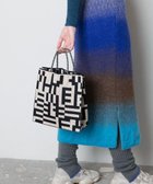 【トリコテ/Tricote】のMOSAIC PATTERN PAPER BAG/モザイク柄ペーパーバッグ 99BLACK|ID: prp329100003583224 ipo3291000000027406961