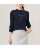 【ジェイ プレス/J.PRESS】の【洗える】KNIT BASIC クルーネック ニット トップネイビー系|ID:prp329100003583263