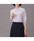 【ジェイ プレス/J.PRESS】のウォッシャブルウール フリルネック カットソー ふじ色系|ID:prp329100003583267