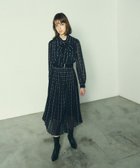 【グレース コンチネンタル/GRACE CONTINENTAL】のドットストライププリントワンピース 人気、トレンドファッション・服の通販 founy(ファニー) ファッション Fashion レディースファッション WOMEN ワンピース Dress 送料無料 Free Shipping カーディガン シアー シフォン ジャケット ドット プリント プリーツ 再入荷 Restock/Back in Stock/Re Arrival thumbnail ブラック (27)|ID: prp329100003583305 ipo3291000000024558404