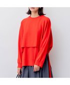 【23区/NIJYUSANKU】の【洗える】ツインニットクロップド ニットベスト レッド系|ID: prp329100003583409 ipo3291000000028381297