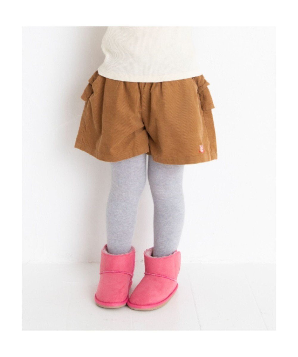 【ミキハウスホットビスケッツ/MIKI HOUSE HOT BISCUITS / KIDS】の【80-120cm】 コーデュロイハーフパンツ 人気、トレンドファッション・服の通販 founy(ファニー) 　ファッション　Fashion　キッズファッション　KIDS　ボトムス　Bottoms/Kids　A/W・秋冬　Aw・Autumn/Winter・Fw・Fall-Winter　キュロット　Culottes　フリル　Frills　フレア　Flare　 other-1|ID: prp329100003588587 ipo3291000000028464707