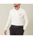 【23区 ゴルフ/23区GOLF / MEN】の【MEN】【吸水速乾・UVケア】ハニカムカノコ 長袖ポロシャツ ホワイト系|ID: prp329100003592336 ipo3291000000028717653