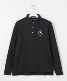 【23区 ゴルフ/23区GOLF / MEN】の【MEN】【吸水速乾・UVケア】ハニカムカノコ 長袖ポロシャツ ブラック系|ID: prp329100003592336 ipo3291000000028717655