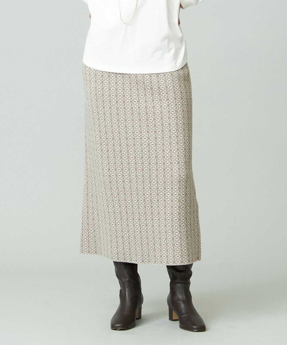 【ジェイプレスヨークストリート/J.PRESS YORK STREET】の【WOMEN】ANTI PILLING JACQUARD スカート インテリア・キッズ・メンズ・レディースファッション・服の通販 founy(ファニー) 　ファッション　Fashion　レディースファッション　WOMEN　スカート　Skirt　スウェット　Sweat　ストレッチ　Stretch　バランス　Balance　ベーシック　Basic　ミドル　Middle　A/W・秋冬　Aw・Autumn/Winter・Fw・Fall-Winter　おすすめ　Recommend　ブラウン系5|ID: prp329100003594727 ipo3291000000028371291