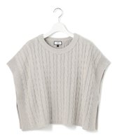 【ジェイプレスヨークストリート/J.PRESS YORK STREET】の【WOMEN】コットンニット ケーブルポンチョ 人気、トレンドファッション・服の通販 founy(ファニー) ファッション Fashion レディースファッション WOMEN アウター Coat Outerwear ポンチョ Ponchos トップス・カットソー Tops/Tshirt ニット Knit Tops ベスト/ジレ Gilets/Vests ブルゾン Blouson ベスト Vest 冬 Winter A/W・秋冬 Aw・Autumn/Winter・Fw・Fall-Winter S/S・春夏 Ss・Spring/Summer 夏 Summer |ID:prp329100003596894