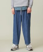 【ジェイプレスヨークストリート/J.PRESS YORK STREET】の【UNISEX】ワイドデニムパンツ 人気、トレンドファッション・服の通販 founy(ファニー) ファッション Fashion レディースファッション WOMEN パンツ Pants デニムパンツ Denim Pants デニム Denim ドローストリング Drawstring 定番 Standard バランス Balance ユニセックス Unisex ワイド Wide A/W・秋冬 Aw・Autumn/Winter・Fw・Fall-Winter thumbnail サックスブルー系|ID: prp329100003596927 ipo3291000000024419273