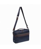 【エース バッグズ アンド ラゲッジ/ACE BAGS & LUGGAGE / MEN】のArcapel アルカペル スペイド ヨコ型ショルダーバッグ 17424 メンズバッグ 斜め掛け お出かけ ネイビー×ブラウン|ID: prp329100003600198 ipo3291000000030287729