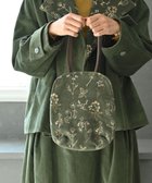 【アンドウール/AND WOOL】の花刺繍のminiバッグ 人気、トレンドファッション・服の通販 founy(ファニー) ファッション Fashion レディースファッション WOMEN バッグ Bag コーデュロイ Corduroy 財布 Wallet ハンド Hand ハンドバッグ Handbag ブローチ Brooch ポケット Pocket thumbnail グリーン|ID: prp329100003603991 ipo3291000000029268030