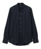 【ジョゼフ オム/JOSEPH HOMME / MEN】のドビーチェックストレッチ ウイングカラーシャツ ネイビー系|ID: prp329100003605310 ipo3291000000027425249