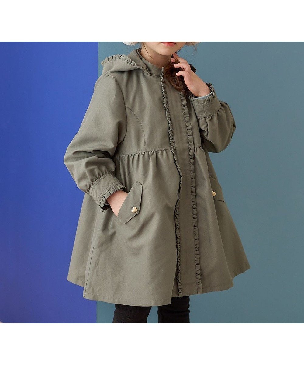 【エニファム/any FAM / KIDS】のガーリー モッズ コート 人気、トレンドファッション・服の通販 founy(ファニー) 　ファッション　Fashion　キッズファッション　KIDS　アウター　Coat Outerwear /Kids　A/W・秋冬　Aw・Autumn/Winter・Fw・Fall-Winter　ガーリー　Girly　ジャケット　Jacket　ポケット　Pocket　ミリタリー　Military　モッズコート　Mod Coat　ライナー　Liner　防寒　Cold Protection　 other-1|ID: prp329100003607264 ipo3291000000029384417