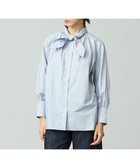 【ジェイプレスヨークストリート/J.PRESS YORK STREET】の【WOMEN】コットンボータイ ブラウス 人気、トレンドファッション・服の通販 founy(ファニー) ファッション Fashion レディースファッション WOMEN トップス・カットソー Tops/Tshirt シャツ/ブラウス Shirts/Blouses A/W・秋冬 Aw・Autumn/Winter・Fw・Fall-Winter インナー Inner カフス Cuffs ジャケット Jacket タイプライター Typewriter デニム Denim thumbnail サックスブルー系|ID: prp329100003607291 ipo3291000000028369062