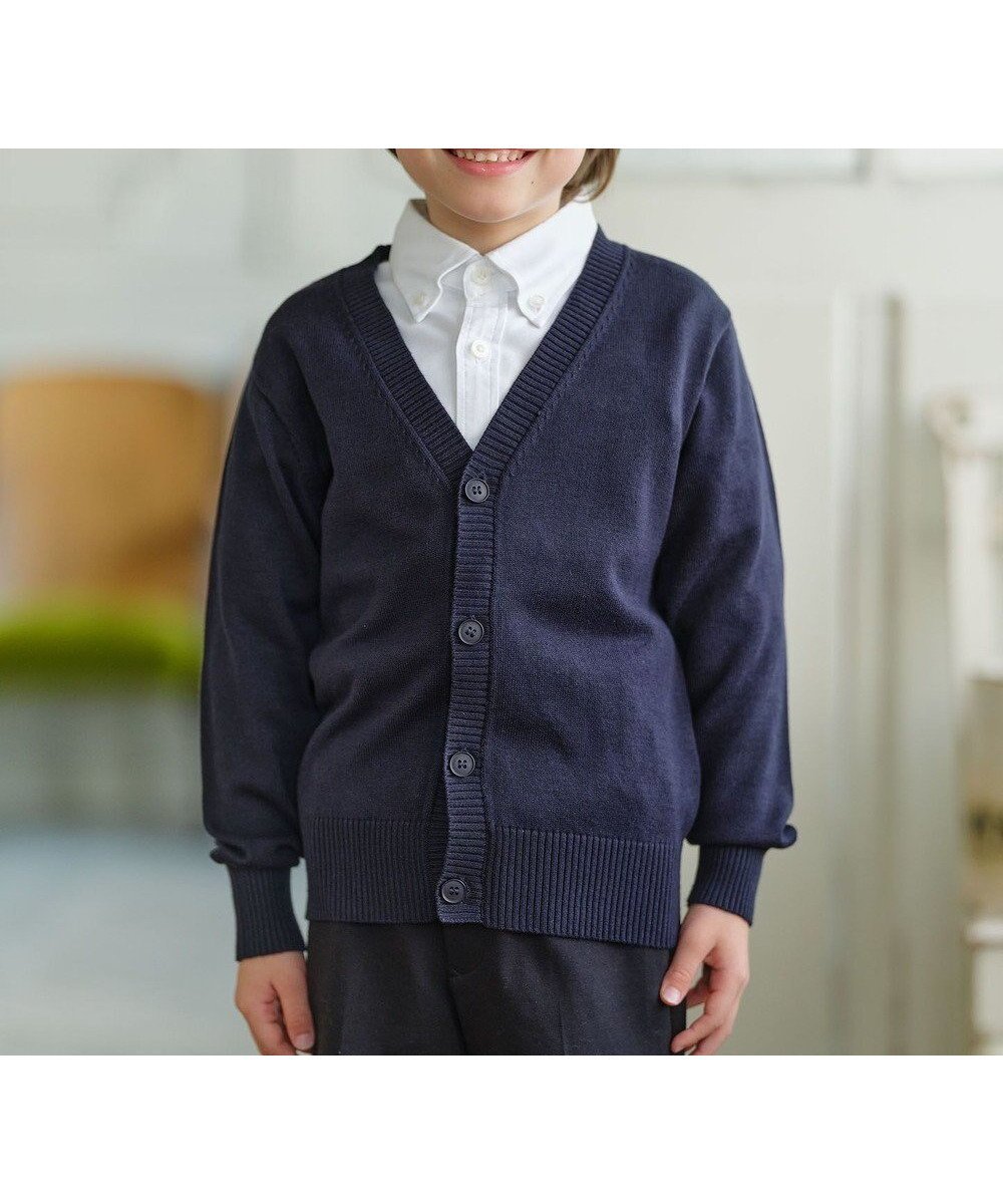 【ジェイ プレス/J.PRESS / KIDS】の【110-130cm】A/C ニット カーディガン 人気、トレンドファッション・服の通販 founy(ファニー) 　ファッション　Fashion　キッズファッション　KIDS　トップス・カットソー　Tops/Tees/Kids　A/W・秋冬　Aw・Autumn/Winter・Fw・Fall-Winter　おすすめ　Recommend　アクリル　Acrylic　カーディガン　Cardigan　シンプル　Simple　ベスト　Vest　ベーシック　Basic　ポロシャツ　Polo Shirt　入学式　Entrance Ceremony　半袖　Short Sleeve　卒業式　Graduation Ceremony　定番　Standard　長袖　Long Sleeve　 other-1|ID: prp329100003615394 ipo3291000000029384311