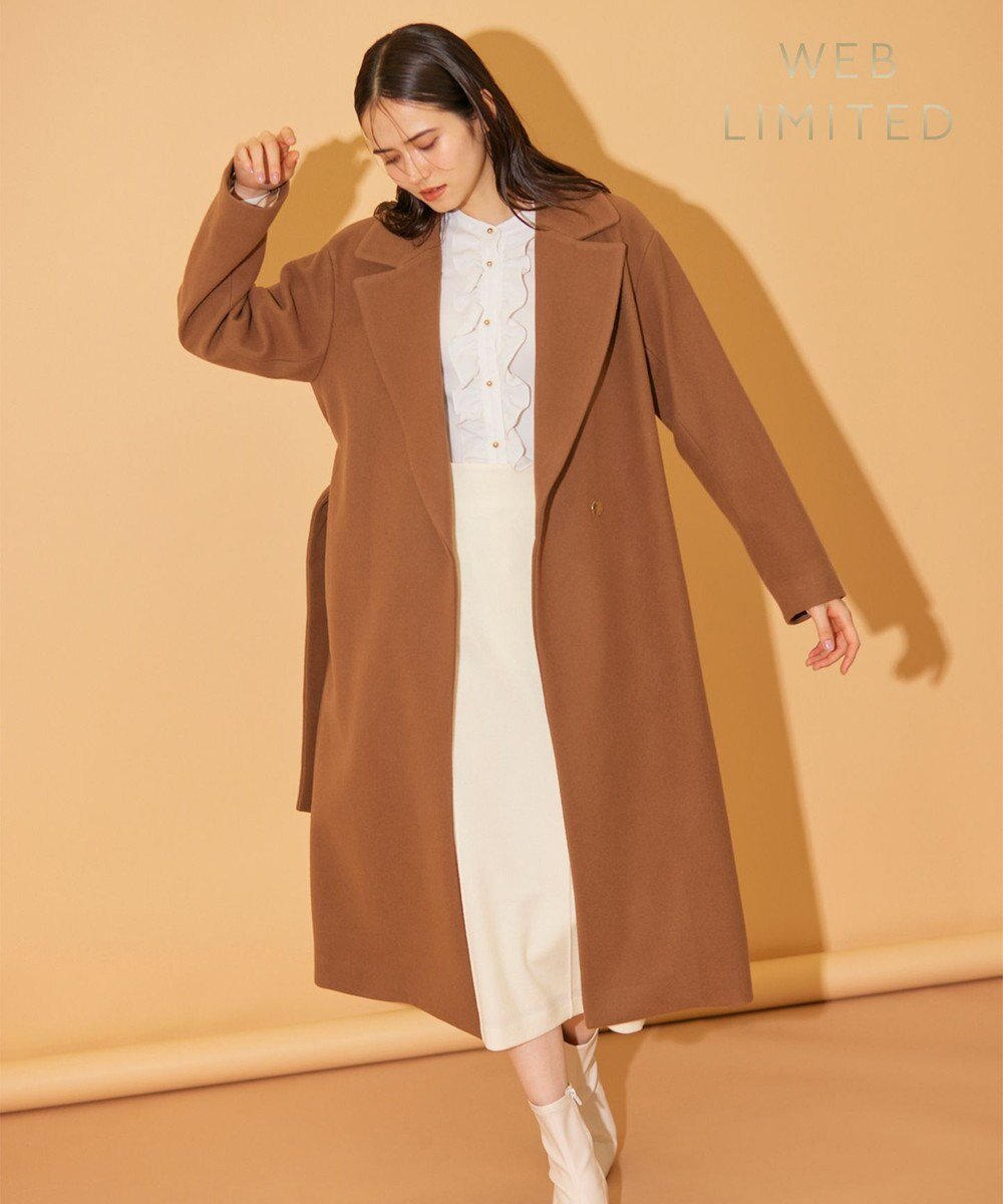 【ベイジ,/BEIGE,】の【WEB限定】JANNU / ロングコート インテリア・キッズ・メンズ・レディースファッション・服の通販 founy(ファニー) 　ファッション　Fashion　レディースファッション　WOMEN　アウター　Coat Outerwear　コート　Coats　ジャケット　Jackets　チェスターコート　Top Coat　A/W・秋冬　Aw・Autumn/Winter・Fw・Fall-Winter　ジャケット　Jacket　チェスターコート　Chester Coat　ロング　Long　Camel|ID: prp329100003618974 ipo3291000000028368015