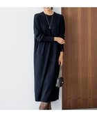 【23区/NIJYUSANKU】の【洗える】ウールカシミヤ ニットワンピース ブラック系|ID: prp329100003620695 ipo3291000000028367344