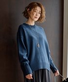 【23区/NIJYUSANKU】の【滝沢眞規子さん着用/洗える】ウールカシミヤ クルーネック ニット ダルブルー系|ID: prp329100003620696 ipo3291000000028367356