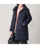 【ジェイ プレス/J.PRESS】の千鳥 グレンチェック ロング ダウン コート ネイビー系3|ID: prp329100003620762 ipo3291000000028366531