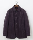 【ジョセフ アブード/JOSEPH ABBOUD / MEN】の【ストレッチ/ダウンライナー付JAPAN素材】 2WAYスウェードダウン ブルゾン ワイン系|ID: prp329100003627993 ipo3291000000029843411