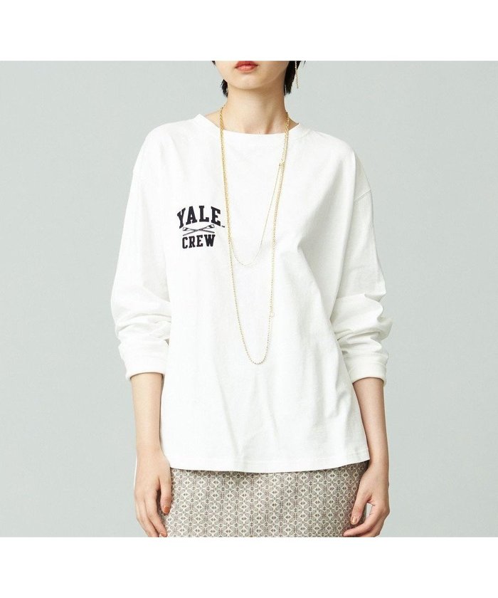 【ジェイプレスヨークストリート/J.PRESS YORK STREET】の【WOMEN】YALE × J.PRESS YORK STREET コラボワンポイントTシャツ インテリア・キッズ・メンズ・レディースファッション・服の通販 founy(ファニー) https://founy.com/ ファッション Fashion レディースファッション WOMEN トップス・カットソー Tops/Tshirt シャツ/ブラウス Shirts/Blouses ロング / Tシャツ T-Shirts カットソー Cut and Sewn アイビー Ivy インナー Inner カットソー Cut And Sew タートル Turtle ニューヨーク New York プリント Print ポロシャツ Polo Shirt モチーフ Motif ワンポイント One Point A/W・秋冬 Aw・Autumn/Winter・Fw・Fall-Winter おすすめ Recommend |ID: prp329100003628307 ipo3291000000028366137