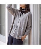 【ジェイ プレス/J.PRESS】の【洗える】CASHMERE BLEND Vネック カーディガン ライトグレー系|ID: prp329100003630245 ipo3291000000028366830