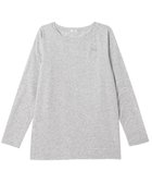 【ツモリチサト スリープ/tsumori chisato SLEEP】のツモリチサト トップス 長袖 ボートネック ルームウェア 綿混(本体) ストレッチ素材 薄手 tsumori chisato SLEEP UTX555 /ワコール グレー|ID: prp329100003635459 ipo3291000000028365325