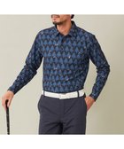 【23区 ゴルフ/23区GOLF / MEN】の【MEN】白夜ゴルフ柄 長袖シャツ ネイビー系5|ID: prp329100003635478 ipo3291000000029843107