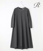 【23区/NIJYUSANKU】の【R(アール)】ダブルクロス ビジュートリムワンピース グレー系|ID: prp329100003640508 ipo3291000000028364215