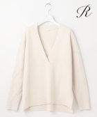 【23区/NIJYUSANKU】の【R(アール)】カシミヤブレンド Vネックニット アイボリー系|ID: prp329100003640518 ipo3291000000028364274