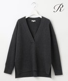 【23区/NIJYUSANKU】の【R(アール)】カシミヤブレンド Vネックニット グレー系|ID: prp329100003640518 ipo3291000000028364278