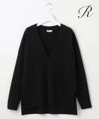 【23区/NIJYUSANKU】の【R(アール)】カシミヤブレンド Vネックニット ブラック系|ID: prp329100003640518 ipo3291000000028364281