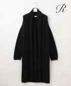 【23区/NIJYUSANKU】の【R(アール)】カシミヤブレンド ニットアウター ブラック系|ID: prp329100003640519 ipo3291000000028364291