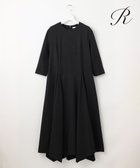 【23区/NIJYUSANKU】の【R(アール)】ウールダブルクロス ランダムヘムワンピース ブラック系|ID: prp329100003640524 ipo3291000000028364349