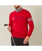 【23区 ゴルフ/23区GOLF / MEN】の【MEN】【ウォッシャブル】ウールブレンド ロゴニット レッド系|ID: prp329100003640598 ipo3291000000027422031