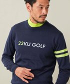 【23区 ゴルフ/23区GOLF / MEN】の【MEN】【ウォッシャブル】ウールブレンド ロゴニット ネイビー系|ID: prp329100003640598 ipo3291000000027422043