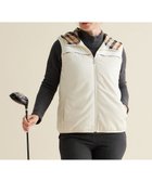 【ダックス ゴルフ/DAKS GOLF】の【WOMEN / 防寒ベスト】ラヴィーナローブ フード付きベスト 人気、トレンドファッション・服の通販 founy(ファニー) ファッション Fashion レディースファッション WOMEN アウター Coat Outerwear トップス・カットソー Tops/Tshirt ベスト/ジレ Gilets/Vests A/W・秋冬 Aw・Autumn/Winter・Fw・Fall-Winter ストレッチ Stretch チェック Check パイピング Piping ベスト Vest エレガント 上品 Elegant 防寒 Cold Protection thumbnail アイボリー系|ID: prp329100003643122 ipo3291000000027249241