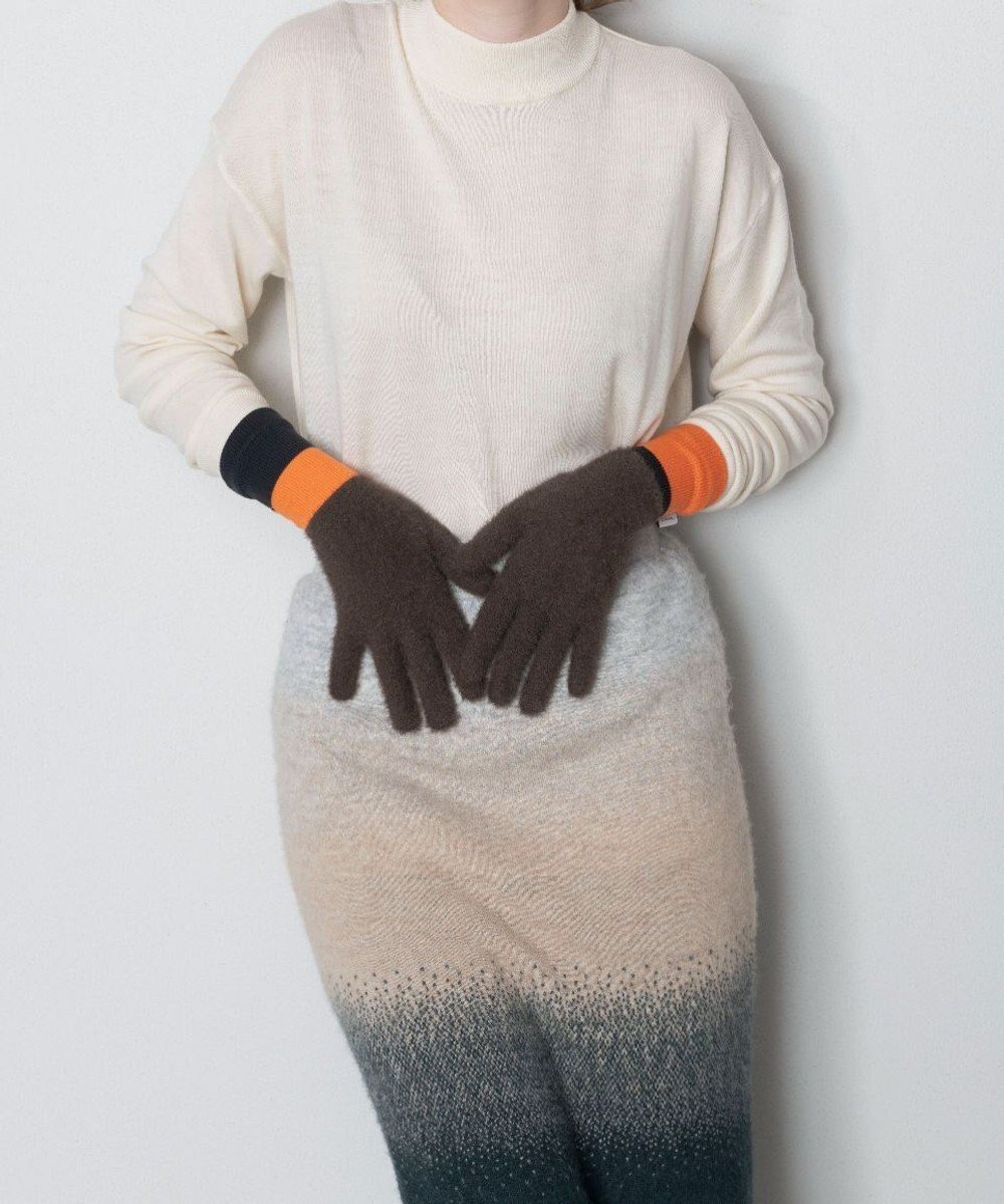 【トリコテ/Tricote】のBORDER ASYMMETRY GLOVES/ボーダーアシンメトリーグローブ インテリア・キッズ・メンズ・レディースファッション・服の通販 founy(ファニー) 　ファッション　Fashion　レディースファッション　WOMEN　手袋　Gloves　A/W・秋冬　Aw・Autumn/Winter・Fw・Fall-Winter　S/S・春夏　Ss・Spring/Summer　おすすめ　Recommend　アクセサリー　Accessories　クール　Cool　タンブラー　Tumbler　ボーダー　Border　エレガント 上品　Elegant　夏　Summer　87BROWN|ID: prp329100003643248 ipo3291000000023930803