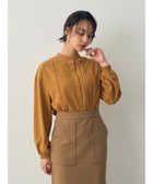 【イェッカ ヴェッカ/YECCA VECCA】のタックデザインブラウス Mustard|ID: prp329100003643285 ipo3291000000028736843