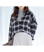 【エニィファム/any FAM】のオンブレーチェックシャツ 人気、トレンドファッション・服の通販 founy(ファニー) ファッション Fashion レディースファッション WOMEN トップス・カットソー Tops/Tshirt シャツ/ブラウス Shirts/Blouses A/W・秋冬 Aw・Autumn/Winter・Fw・Fall-Winter アンティーク Antique インナー Inner トレンド Trend 冬 Winter 羽織 Haori thumbnail ブラックチェック|ID: prp329100003646581 ipo3291000000028362431