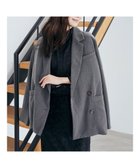 【イェッカ ヴェッカ/YECCA VECCA】のヘリンボーンダブルジャケット Charcoal Gray|ID: prp329100003651630 ipo3291000000028366706