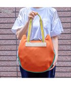 【ツモリチサト キャリー/tsumori chisato CARRY】のネコかおウレタン ショルダーバッグ 中サイズ 猫モチーフ トートバッグ オレンジ|ID: prp329100003651697 ipo3291000000029647218