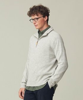 【ジェイ プレス/J.PRESS / MEN】 【Cash Lamb s Wool】畔編みハーフジップ ニット人気、トレンドファッション・服の通販 founy(ファニー) ファッション Fashion メンズファッション MEN トップス・カットソー Tops/Tshirt/Men ニット Knit Tops インナー Inner 畦 Ridge カシミヤ Cashmere カットソー Cut And Sew セーター Sweater メランジ Melange A/W・秋冬 Aw・Autumn/Winter・Fw・Fall-Winter 再入荷 Restock/Back In Stock/Re Arrival おすすめ Recommend |ID:prp329100003653354