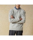 【ジェイ プレス/J.PRESS / MEN】の【Cash Lamb s Wool】ケーブルクルーネック ニット ライトグレー系|ID: prp329100003655157 ipo3291000000028703960