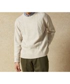 【ジェイ プレス/J.PRESS / MEN】の【Cash Lamb s Wool】ケーブルクルーネック ニット ベージュ系|ID: prp329100003655157 ipo3291000000028703962