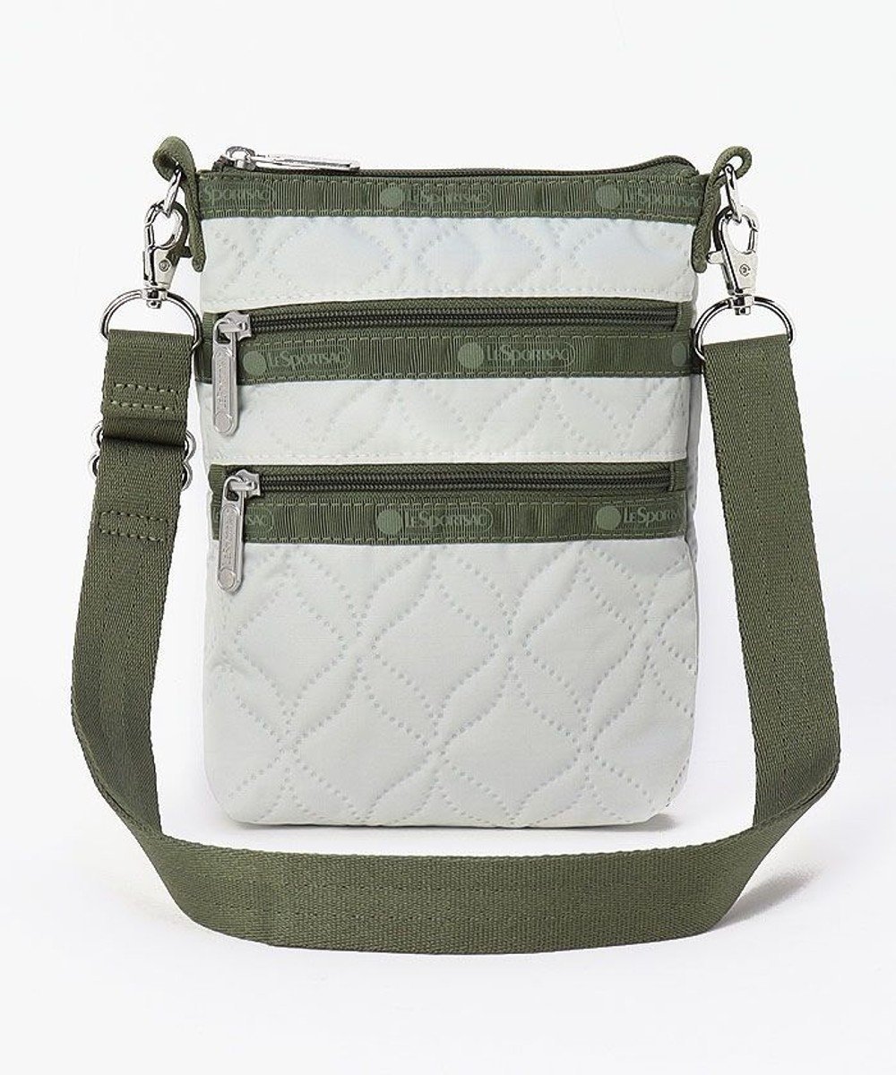 【レスポートサック/LeSportsac】の3 ZIP CROSSBODY/ウェイビーデボスオフホワイト 人気、トレンドファッション・服の通販 founy(ファニー) 　ファッション　Fashion　レディースファッション　WOMEN　おすすめ　Recommend　アウトドア　Outdoor　ウェーブ　Wave　スマート　Smart　ポケット　Pocket　旅行　Travel　無地　Plain Color　財布　Wallet　 other-1|ID: prp329100003655952 ipo3291000000028361613