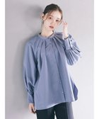 【イェッカ ヴェッカ/YECCA VECCA】のタックプリーツ袖ボリュームシャツ Blue Gray|ID: prp329100003655976 ipo3291000000028361789