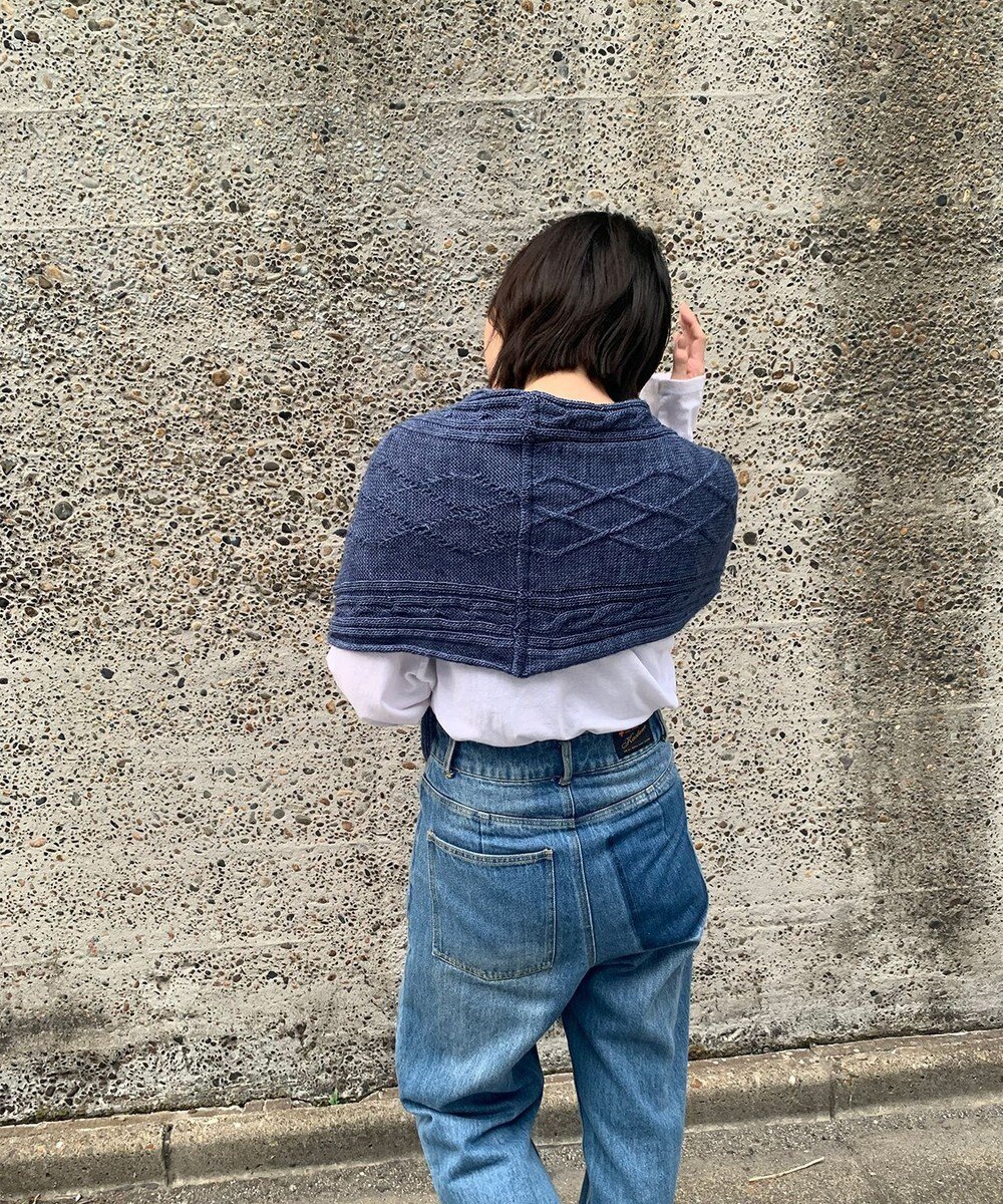 【ジェネラルデザインストア/general design store】の【general design made】インディゴ風 ツイスト スヌード 195g 人気、トレンドファッション・服の通販 founy(ファニー) 　ファッション　Fashion　レディースファッション　WOMEN　A/W・秋冬　Aw・Autumn/Winter・Fw・Fall-Winter　インディゴ　Indigo　ショール　Shawl　スヌード　Snood　ツイスト　Twist　デニム　Denim　 other-1|ID: prp329100003656039 ipo3291000000028143112