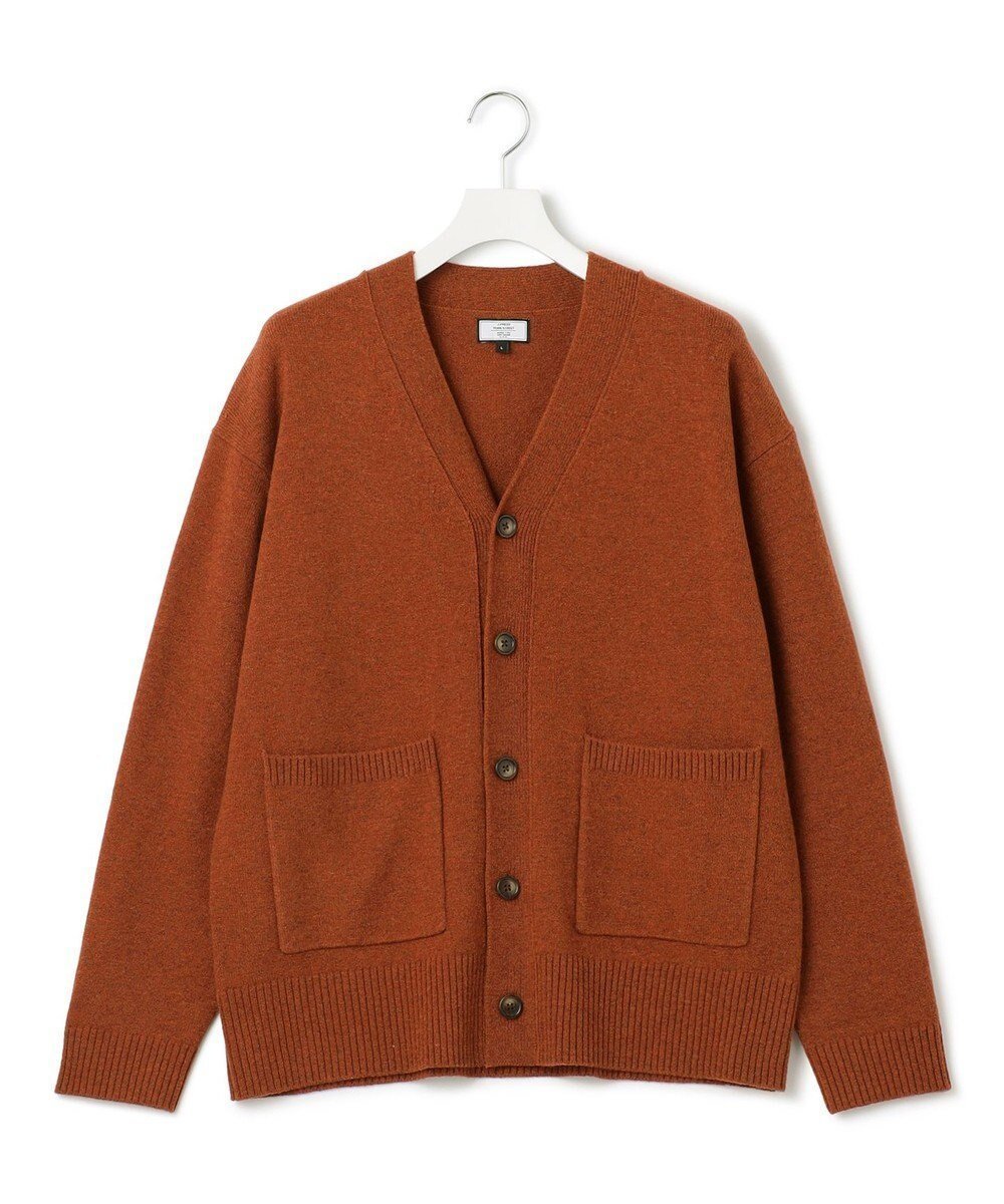 【ジェイプレスヨークストリート/J.PRESS YORK STREET】の【UNISEX】NEW ENGLAND ニットカーディガン インテリア・キッズ・メンズ・レディースファッション・服の通販 founy(ファニー) 　ファッション　Fashion　レディースファッション　WOMEN　トップス・カットソー　Tops/Tshirt　ニット　Knit Tops　カーディガン　Cardigans　カーディガン　Cardigan　スウェット　Sweat　なめらか　Smooth　ユニセックス　Unisex　リラックス　Relax　A/W・秋冬　Aw・Autumn/Winter・Fw・Fall-Winter　おすすめ　Recommend　オレンジ系|ID: prp329100003656083 ipo3291000000024025257