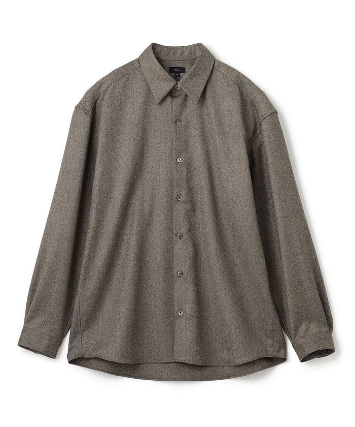 【ジョゼフ オム/JOSEPH HOMME / MEN】のWOOL CASHMERE TWILL SHIRT インテリア・キッズ・メンズ・レディースファッション・服の通販 founy(ファニー) https://founy.com/ ファッション Fashion メンズファッション MEN トップス・カットソー Tops/Tshirt/Men シャツ Shirts A/W・秋冬 Aw・Autumn/Winter・Fw・Fall-Winter カシミヤ Cashmere シンプル Simple ツイル Twill ドレープ Drape ラウンド Round |ID: prp329100003657851 ipo3291000000028716592